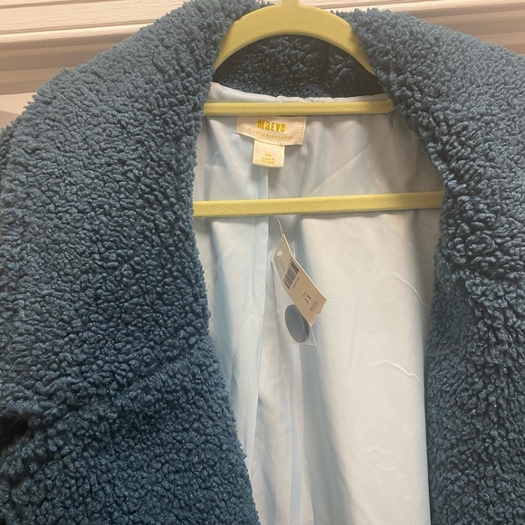 Anthropologie Maeve 3X Teddy fur coat brand new - Picture 3 of 8